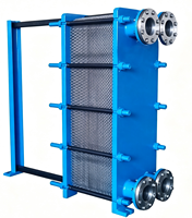 Échangeur de chaleur à plaques en acier inoxydable Bauhaus, avec joint, encadré, détachable, pour la climatisation, le refroidissement de l'eau, la récupération de chaleur, équipement industriel