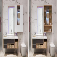 Meuble-lavabo mural DAIYA avec vasque simple pour salle de bain