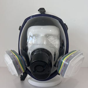 Máscara de gás tóxico de silicone, equipamento de bombeiro - Product Image 5