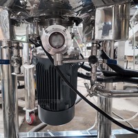 Homogénéisateur-émulsifiant mobile SPX 200L en acier inoxydable de qualité alimentaire avec moteur électrique et chauffage, pour produits chimiques, avec boîte de vitesses