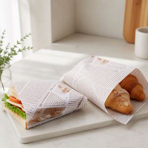 Papel de Hornear de Grado Alimenticio, Papel de Pergamino Antiadherente con Revestimiento de Silicona para Hornear y Cocinar al Horno, Venta al por Mayor - Product Image 1
