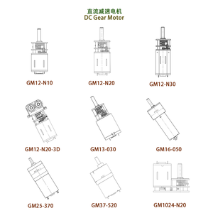 Moteur miniature DC de précision <span class=keywords><strong>180</strong></span> avec boîte de vitesses 20 mm et encodeur Hall intégré, actionneur à couple élevé, faible bruit et contrôle de mouvement fluide - Product Image 5