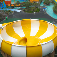 Dalang Marke Aquaplay-Ausrüstung Vergnügungsrutschen Indoor-Spielplatz Vergnügungspark Wasserspiele Fiberglas-Wasserrutsche für Hotels