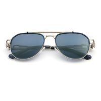 Lunettes de soleil polarisées transfrontalières les plus vendues pour hommes et femmes - Élégantes lunettes de soleil en métal à monture complète de qualité supérieure avec protection UV