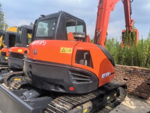 Mini Excavadora de 8 Toneladas Kubota KX185 Usada, Pequeña Excavadora de Orugas de Segunda Mano, Equipo de Construcción con Pocas Horas de Trabajo, Certificación CE - Product Image 4