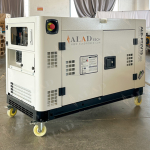 Générateurs diesel portables de qualité supérieure, super <span class=keywords><strong>silencieux</strong></span>, 10KW, 12KW, 15KW, démarrage automatique, châssis ouvert, options ATS, 240V/480V/230V nominal - Product Image 1