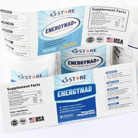 Etiqueta Personalizada para Suplementos, Vinilo Impermeable con Logotipo Personalizado para Botellas de Medicamentos, Impresión de Etiquetas para Botellas, Etiqueta de Embalaje