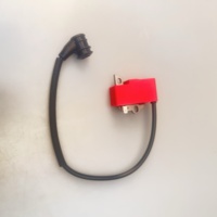 181 143 203 Bobine d'allumage (rouge) pour Dolmar pour Makita PS-460 PS-460D PS-500 PS-500D PS-510 PS-4600S PS-5000 PS-5000D PS-5000H