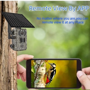 4MP 2K Camuflaje 4G Cámara Solar Powered PIR Sensor Detección de movimiento Seguridad Inalámbrica 4G Cámara de caza Solar - Product Image 3