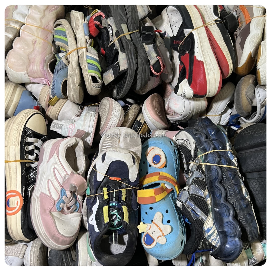 Alibaba Casual Shoes Manufacturer S08 Used Mixed Child Shoes