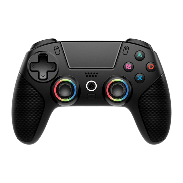 BT Wireless Game Joystick Hall Effect Trigger Turbo Function Macro Programmable 9 Modes RGB Gaming Controller for PS5