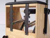 Chaise de Pilates Wunda en bois de chêne massif, multifonctionnelle, écologique et durable, très populaire pour les studios de Pilates et les exercices corporels