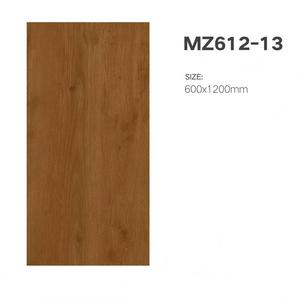 Baldosa de Porcelana con Aspecto de Madera de Nogal Oscuro Natural, 600x1200, Mate, Antibacteriana, Antideslizante, 5 Años de Garantía, para <span class=keywords><strong>Pisos</strong></span> de Hogares de Lujo - Product Image 2