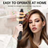 Meilleur ensemble de brosses sèche-cheveux ioniques portables avec logo et couleur personnalisés pour salon et hôtel, diffuseur, buse de lissage et de bouclage