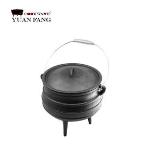 Olla <span class=keywords><strong>grande</strong></span> <span class=keywords><strong>de</strong></span> <span class=keywords><strong>hierro</strong></span> fundido para acampada, utensilio <span class=keywords><strong>de</strong></span> cocina <span class=keywords><strong>de</strong></span> alta calidad, color negro, 11/14/24/26/30/32CM - Product Image 5