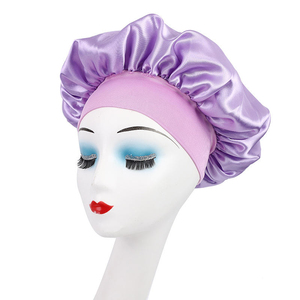 Bonnet de Douche Écologique en Satin Haute Qualité à Large Bord et Haute Élasticité pour Adultes – Soin des Cheveux et Beauté – Offre Spéciale - Product Image 4
