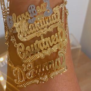 Chaîne unisexe en acrylique avec plaque de nom, bijou angélite <span class=keywords><strong>lol</strong></span>, personnage de <span class=keywords><strong>poupée</strong></span>, dessin animé, cadeaux pour enfants, livraison directe - Product Image 3