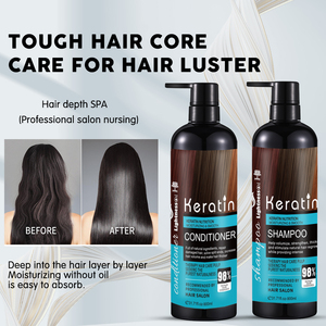 Champú Profesional para el Cuidado del Cabello de Uso en Salón, Champú Sin Sulfatos para el Cuidado de la Caída del Cabello, Champú con Queratina y Aceite de Argán - Product Image 5