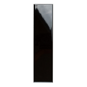 Carrelage mural en céramique noir brillant 7,5x30 pour cuisine et salle de bain - Product Image 3