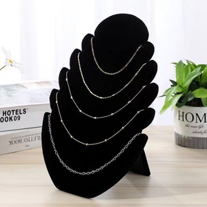 Estante Soporte de exhibición de joyería Gran forma de llama Colgante Cadena Terciopelo Pulsera Collar Soportes de exhibición - Product Image 2