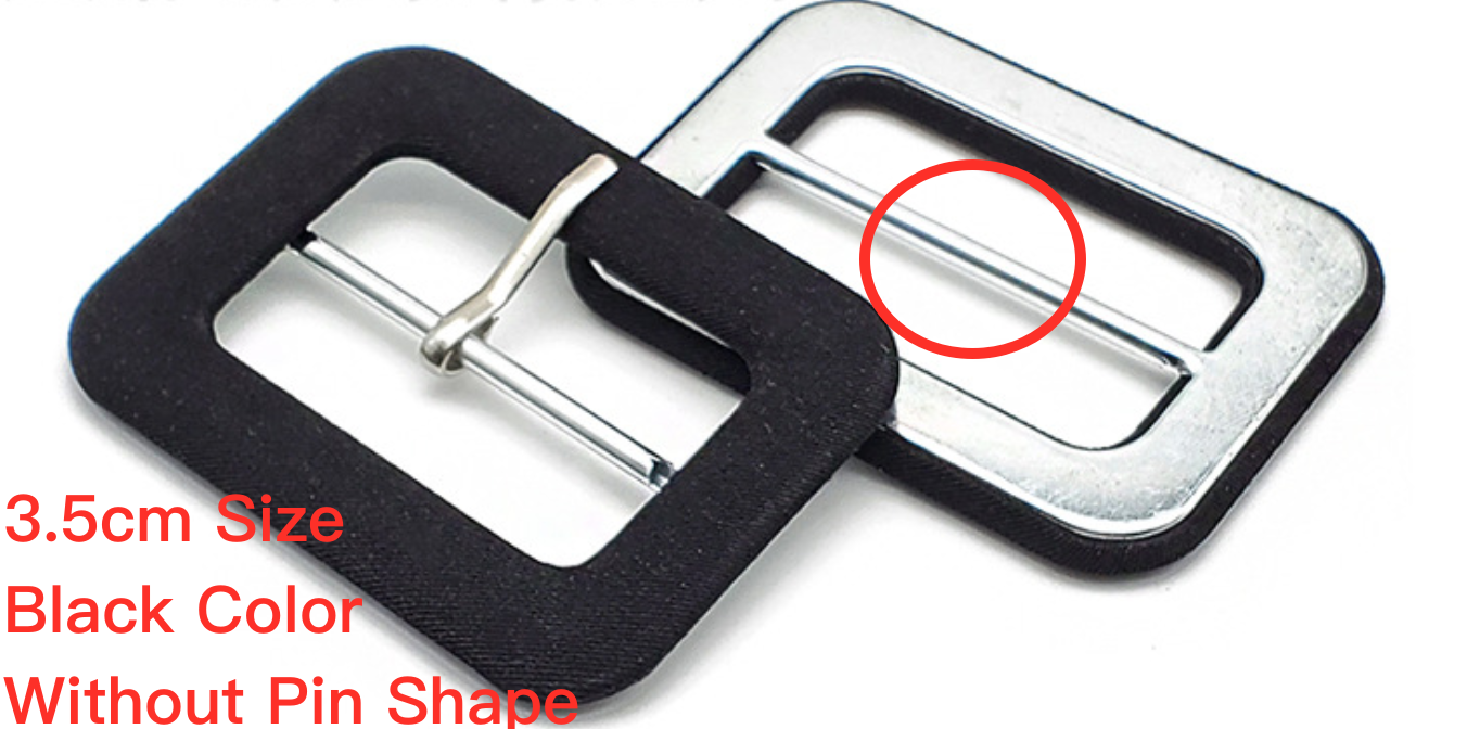 Colore Nero 3,5CM Senza Spilla