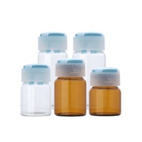 Flacons en verre transparents pour pénicilline, flacons en verre vides de 10 ml avec compte-gouttes