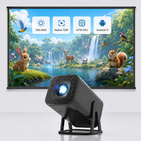 Projecteur à ultra courte focale 4K pour cinéma maison, projecteurs portables pour home cinéma, Full HD, Android, WiFi, Bluetooth