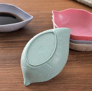 จานอาหารรูปหัวใจขนาดเล็กจานอาหารทำจากฟางข้าวสาลีน่ารัก - Product Image 6