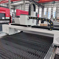 Hoysook Máquina de Corte Láser de Fibra de Mesa Única Automática con Software de Control CNC de 6000W, 8000W, 12000W, 15000W, 20000W