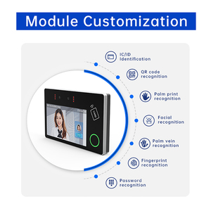 5 Zoll Anpassbares Identifikationsmodul WLAN Gesichtserkennung Zugangskontrollsystem Fingerabdruck Biometrische Zeiterfassungsmaschine - Product Image 2