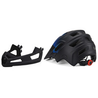 Casque de VTT intégral pour adulte avec mentonnière détachable, imperméable, écologique, léger, certifié CE pour le descente et l'enduro