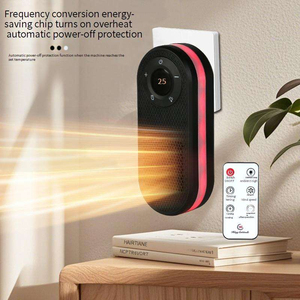 Calentador Eléctrico de Pared o Escritorio, Calefactor PTC de Calentamiento Rápido con Control Remoto para Hogar, Oficina, Baño, Seguro para Niños - Product Image 5