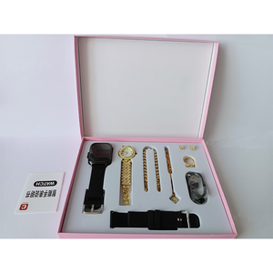 Đồng hồ nữ vàng kết hợp độc đáo Đồng hồ thông minh nữ với Vòng cổ vàng vòng dây đeo kép Đồng hồ thông minh nữ - Product Image 5