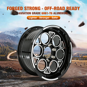 <span class=keywords><strong>ล้อ</strong></span>อัลลอยด์ <span class=keywords><strong>KSR</strong></span> Off-Road สีดำเงาแบบเจาะรู ขอบตัดขึ้นรูป ขนาด 16 17 18 19 20 21 22 23 24 นิ้ว สำหรับ Ford Bronco Sport และอื่นๆ - Product Image 2