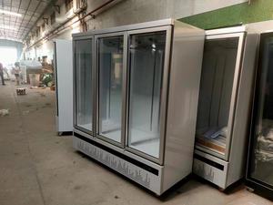 Frigorifero Verticale con <span class=keywords><strong>Porta</strong></span> in Vetro per Esposizione di <span class=keywords><strong>Frutta</strong></span>, Verdura e Prodotti Quotidiani - Product Image 4