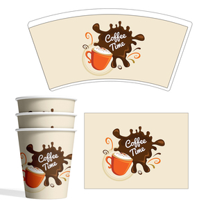 Tùy Chỉnh Thanh Lịch In Ấn 4Oz Cốc Giấy Tường Đơn Nóng Uống <span class=keywords><strong>7</strong></span> <span class=keywords><strong>Oz</strong></span> Tre Đôi 1 Tấn 100 Ml <span class=keywords><strong>PE</strong></span> Tráng Giấy Quạt - Product Image 4