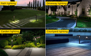 Nhà máy trực tiếp cảnh quan <span class=keywords><strong>Pathway</strong></span> ánh sáng LED bên ngoài không thấm nước vườn điện áp thấp hiện đại bãi cỏ trang trí con đường chiếu sáng với Spike - Product Image 4