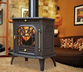 Bán Buôn Đa Nhiên Liệu Bếp Gỗ Gang Cao Cháy Gỗ Chất Lượng Cao Log Burner - Product Image 4