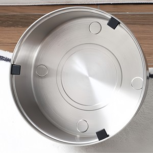 Cuenco de Acero Inoxidable 304 <span class=keywords><strong>para</strong></span> Mascotas, Comederos de 1L/3L/5.6L, Cuenco de Agua Flotante Antiderrames <span class=keywords><strong>para</strong></span> <span class=keywords><strong>Perros</strong></span> y Gatos, Sin Manchas, Estimula la Hidratación - Product Image 6