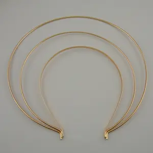 3 Layers Metal Headbands Goddess Aura Hairbands Big Wire Hair Hoops For DIY Bridal Tiara Crowns