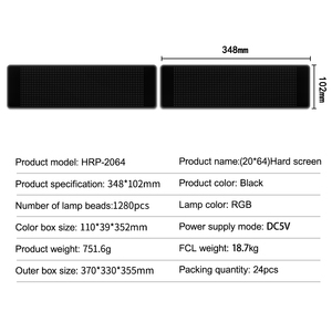 P4.5 açık <span class=keywords><strong>LED</strong></span> araç etiket araç ön camı DIY gösterge ışığı şeytan göz App uzaktan kumanda otomobil ve kamyonlar için <span class=keywords><strong>LED</strong></span> ekran - Product Image 5