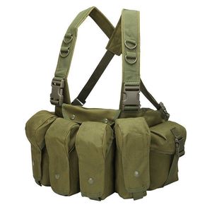 Groothandel Roewe Tactische Vest met MOLLE-systeem, snel los te maken, lichtgewicht borsttuig met zakken, ONE SIZE FITS ALL voor training - Product Image 3