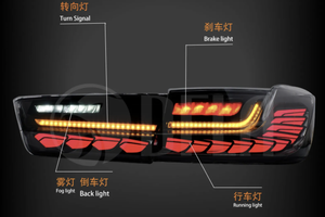 MRD pour <span class=keywords><strong>BMW</strong></span> Série 3 320i 325i 330i 335i G20 G28 Dragon Scales Design Led Feu arrière Feu <span class=keywords><strong>stop</strong></span> - Product Image 3