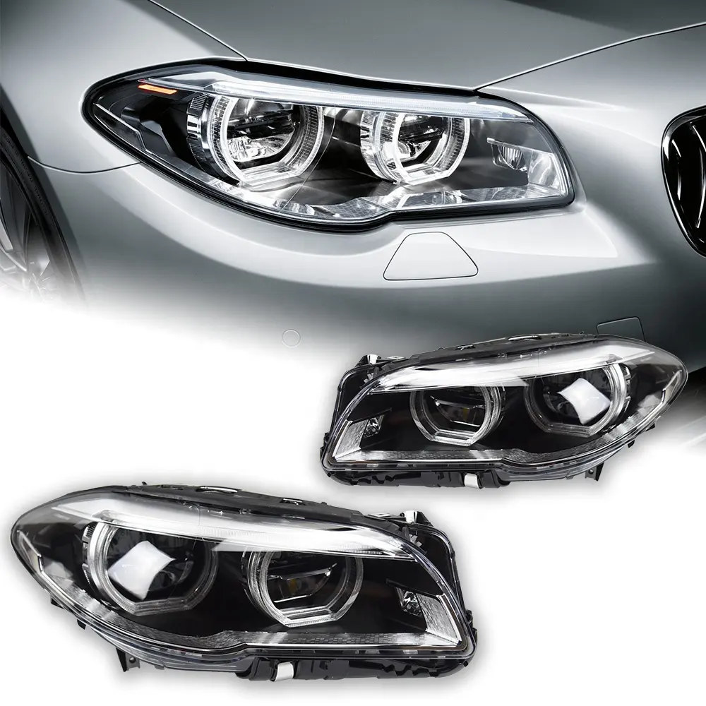 Upgrade Full LED Car Light F11 520i 523i 525i 530i 535i Drl Automotive Accessories For BMW F10 Headlight 2009-2016 F18 Head Lamp