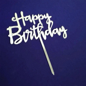 Topper <span class=keywords><strong>torta</strong></span> <span class=keywords><strong>di</strong></span> <span class=keywords><strong>buon</strong></span> <span class=keywords><strong>compleanno</strong></span> oro a specchio Topper in argento acrilico con lettera Topper personalizzato per <span class=keywords><strong>torta</strong></span> <span class=keywords><strong>di</strong></span> decorazione <span class=keywords><strong>di</strong></span> <span class=keywords><strong>compleanno</strong></span> - Product Image 3