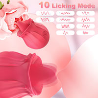 Vibrador de Lengua Rosa para Mujeres, Estimulador de Punto G y Pezones, Vibrador Clitoral para Mujeres, Juguetes Sexuales para Adultos