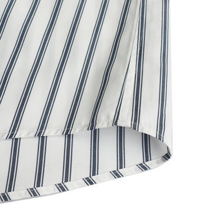 Personnalisable 100% Coton Respirant 80S Popeline <span class=keywords><strong>Chemise</strong></span> Formelle à Manches Courtes pour Hommes avec Rayures Tissées Classiques pour le Printemps - Product Image 4