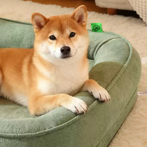 Coussin orthopédique pour chien en tissu velours court rectangulaire toutes saisons, anti-éclaboussures, résistant aux rayures et aux morsures, pour l'exportation - Product Image 3