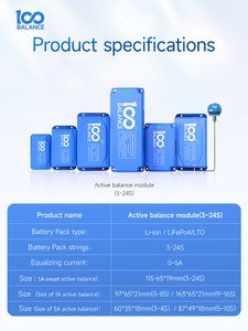 ตัวปรับสมดุลอัจฉริยะ Smart BMS Balancer 3S ~ 24S 1A สำหรับแบตเตอรี่ LFP Li-ion LTO พร้อม UART RS485 BT APP - Product Image 4