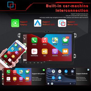 4 + 64GB 8 Core Android 10 autoradio schermo IPS da 9 pollici 2 Din AI Voice Carplay Hi-Res GPS btper VW/Golf/Skoda/Seat/<span class=keywords><strong>Passat</strong></span> B6 - Product Image 5